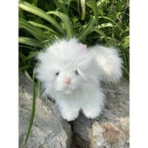 Ganz Webkinz HM110 PERSIAN CAT White Long Hair Kitten Stuffed Plush Toy No Code